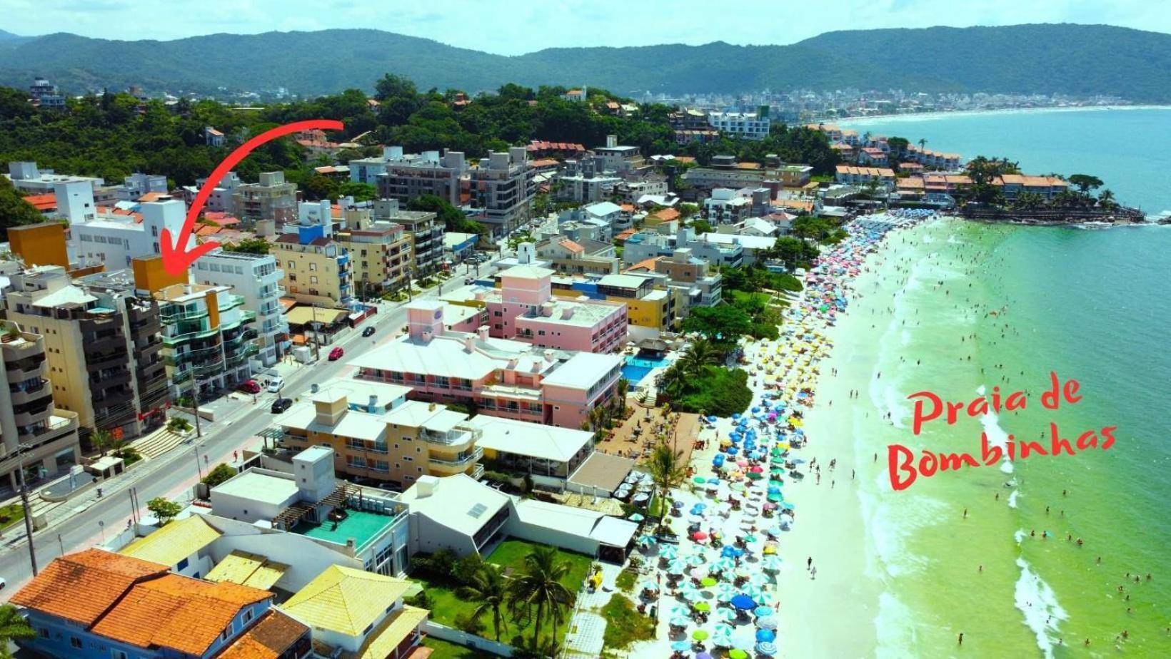 1053 - Praia De Bombinhas Locacao De Temporada - Residencial Egidio Pinheiro Apto 302 B Eksteriør billede